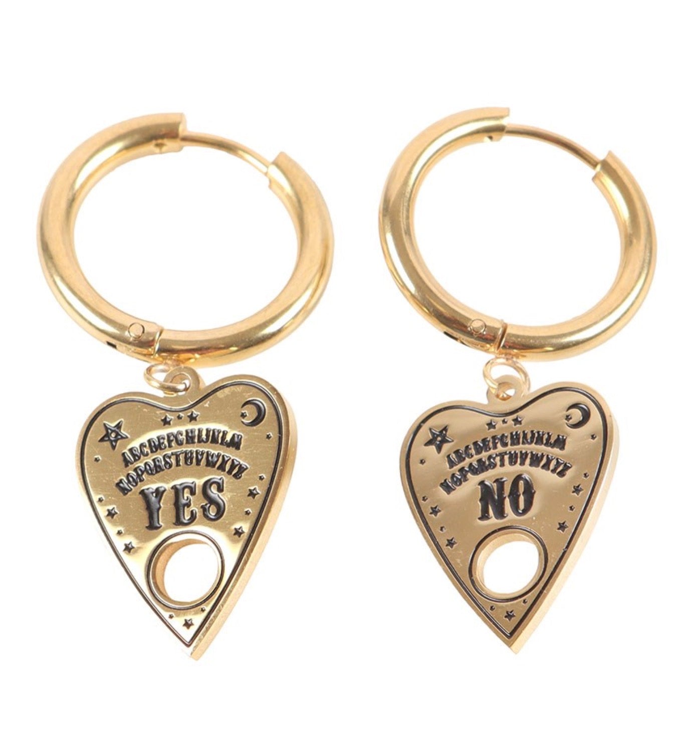 Boucles d’Oreilles Ouija | Boutique Ésotérique - La Boutique Ô Mystères