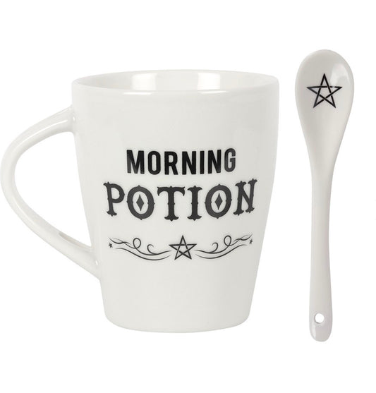 Ensemble Tasse & Cuillère « Morning Potion » | Boutique Ésotérique - La Boutique Ô Mystères