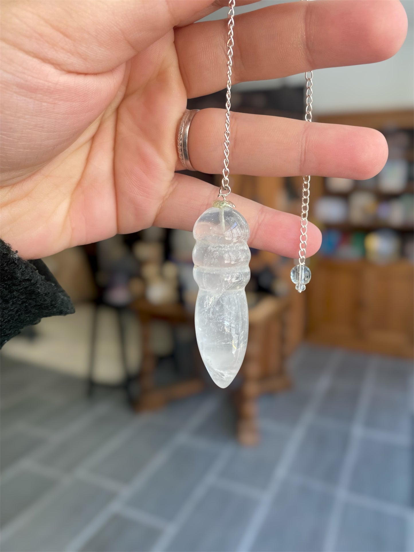 Pendule Egyptien Crsital de Roche | Boutique Ésotérique - La Boutique Ô Mystères
