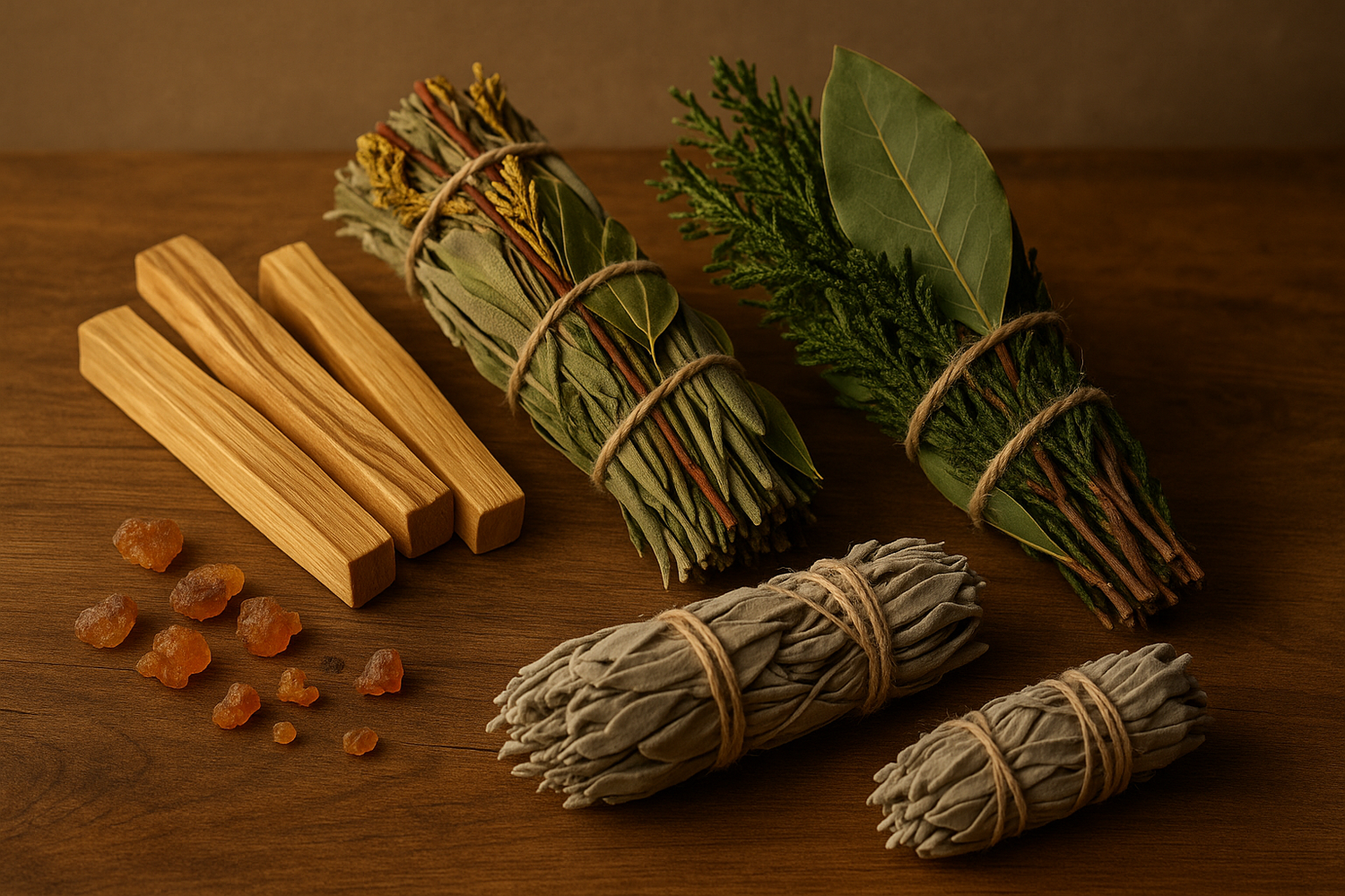 Les Sauges, Fagots Plantes/Résines & Palo Santo