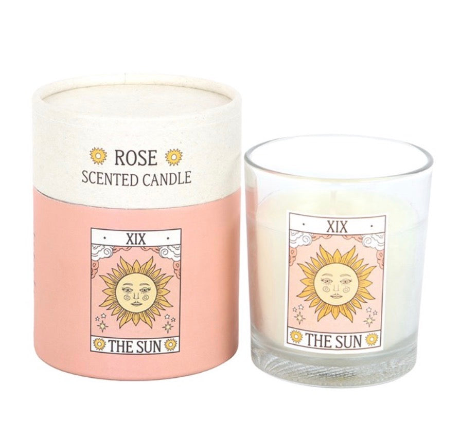 Bougie Vintage Tarot « The Sun » | Boutique Ésotérique - La Boutique Ô Mystères