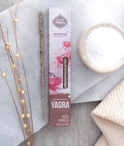 Sagrada Madre Yagra Rose et Vanille | Boutique Ésotérique - La Boutique Ô Mystères