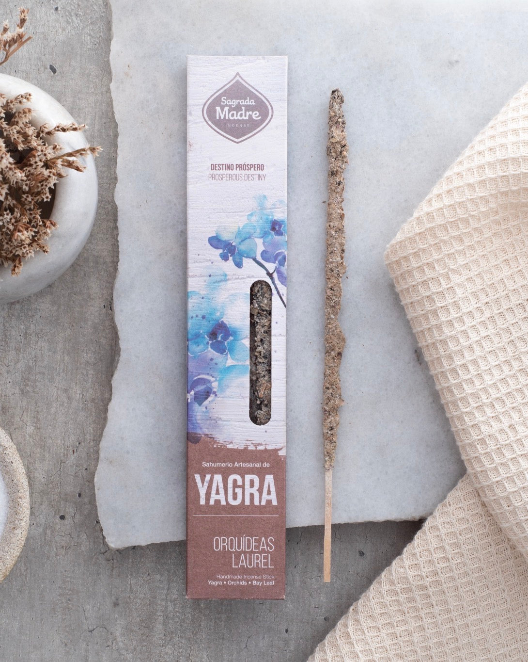 Sagrada Madre Yagra Orchidée et Laurier | Boutique Ésotérique - La Boutique Ô Mystères
