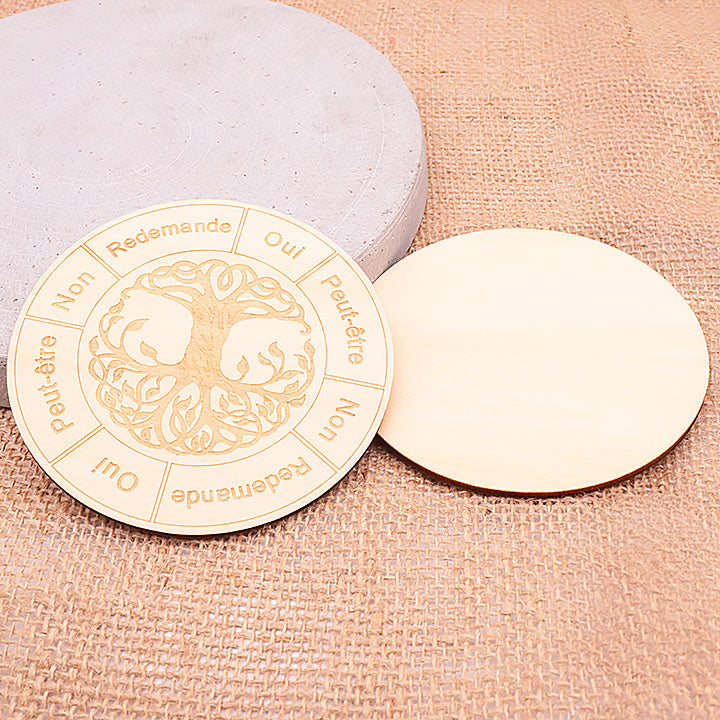 Plaque bois Radhiesthésie | Boutique Ésotérique - La Boutique Ô Mystères