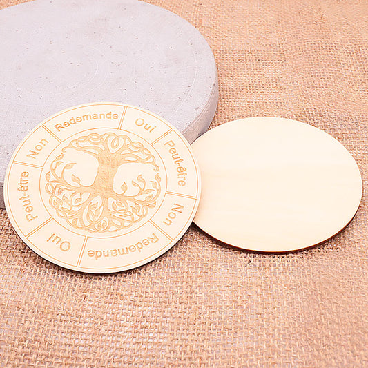 Plaque bois Radhiesthésie | Boutique Ésotérique - La Boutique Ô Mystères