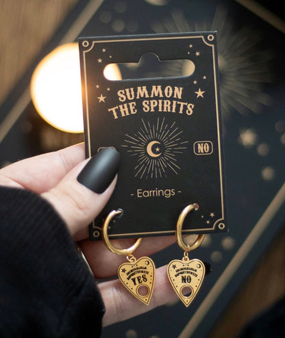 Boucles d’Oreilles Ouija | Boutique Ésotérique - La Boutique Ô Mystères