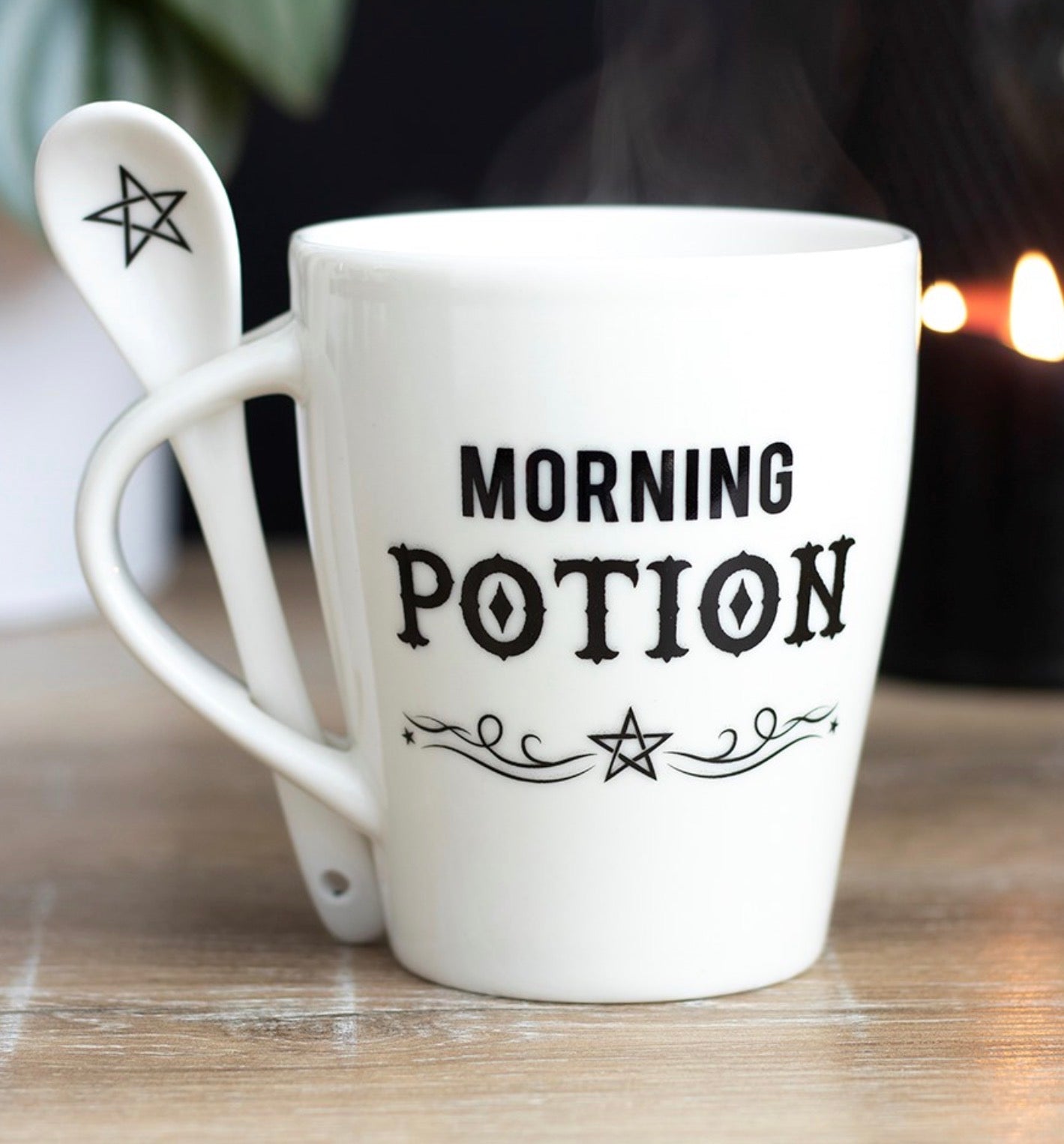 Ensemble Tasse & Cuillère « Morning Potion » | Boutique Ésotérique - La Boutique Ô Mystères