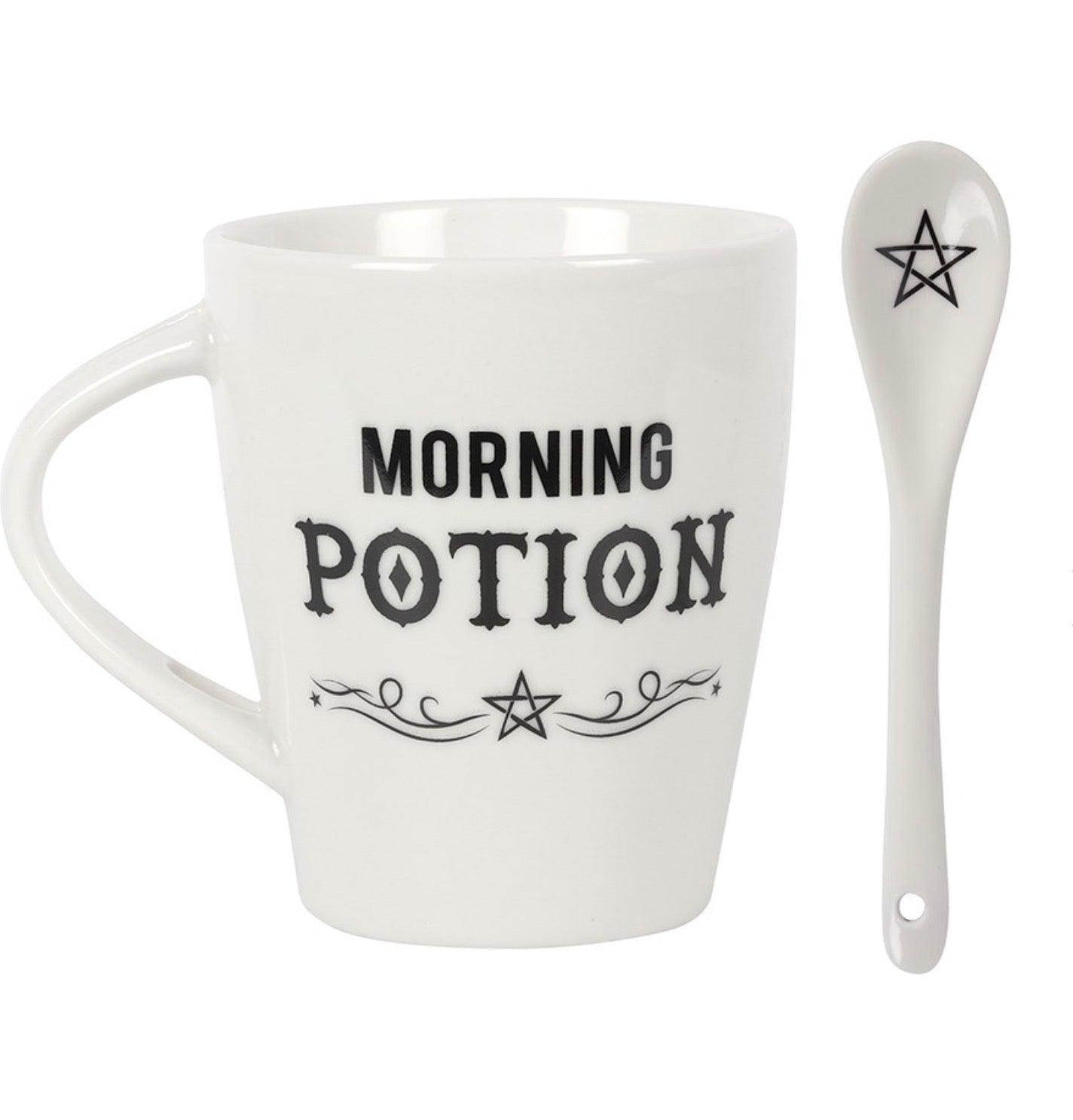 Ensemble Tasse & Cuillère « Morning Potion » | Boutique Ésotérique - La Boutique Ô Mystères