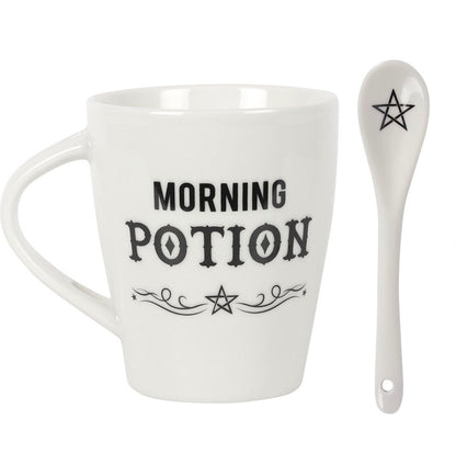 Ensemble Tasse & Cuillère « Morning Potion » | Boutique Ésotérique - La Boutique Ô Mystères