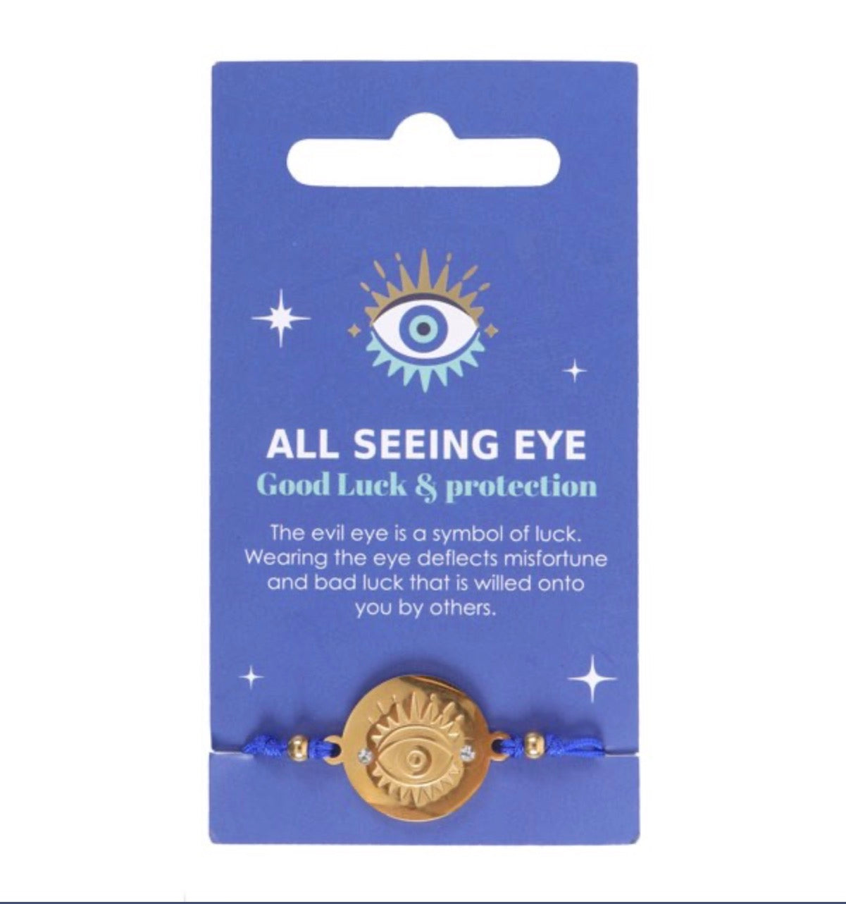 Bracelet réglable Oeil de Protection | Boutique Ésotérique - La Boutique Ô Mystères
