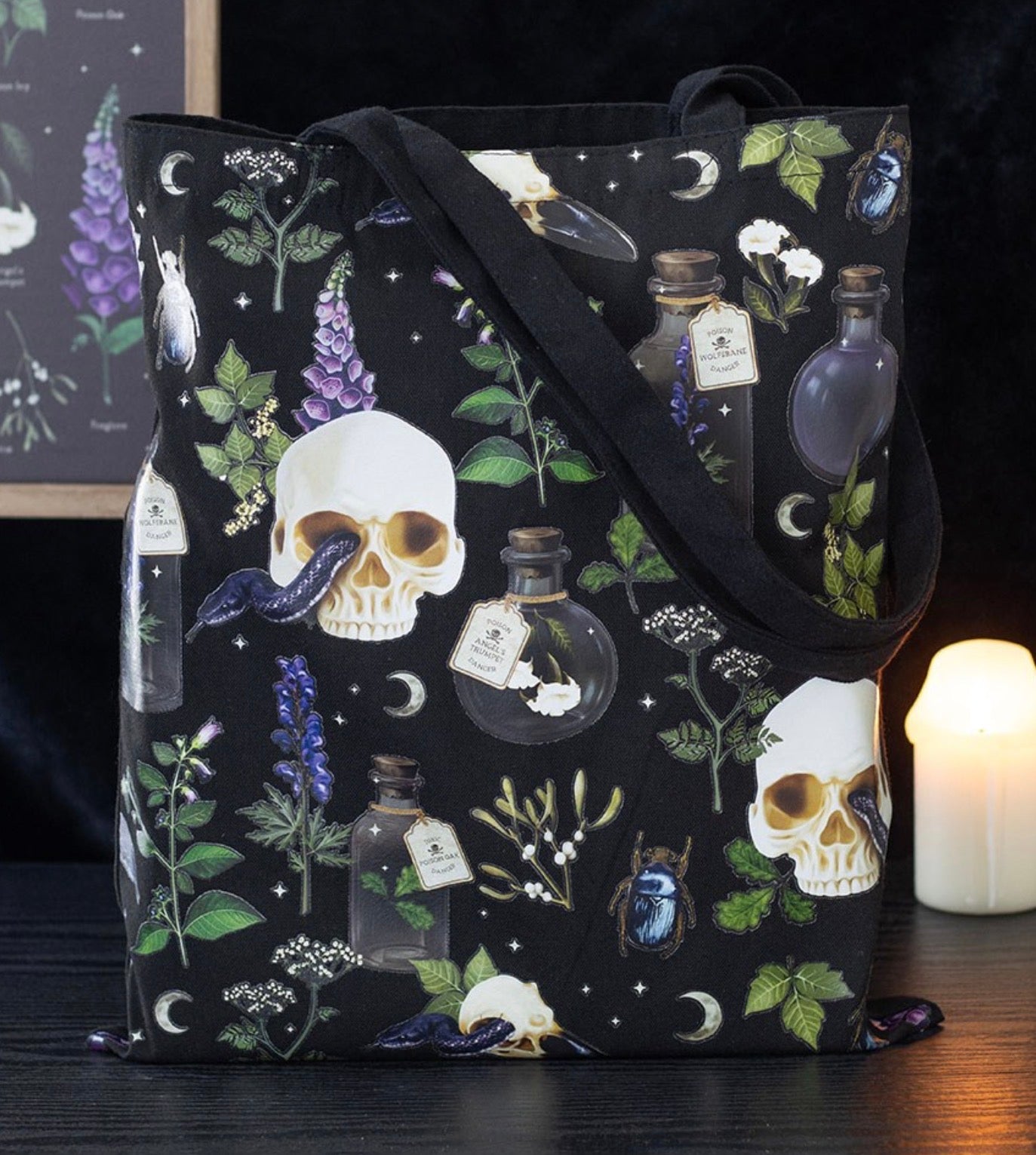 Tote Bag « Apothecary » | Boutique Ésotérique - La Boutique Ô Mystères