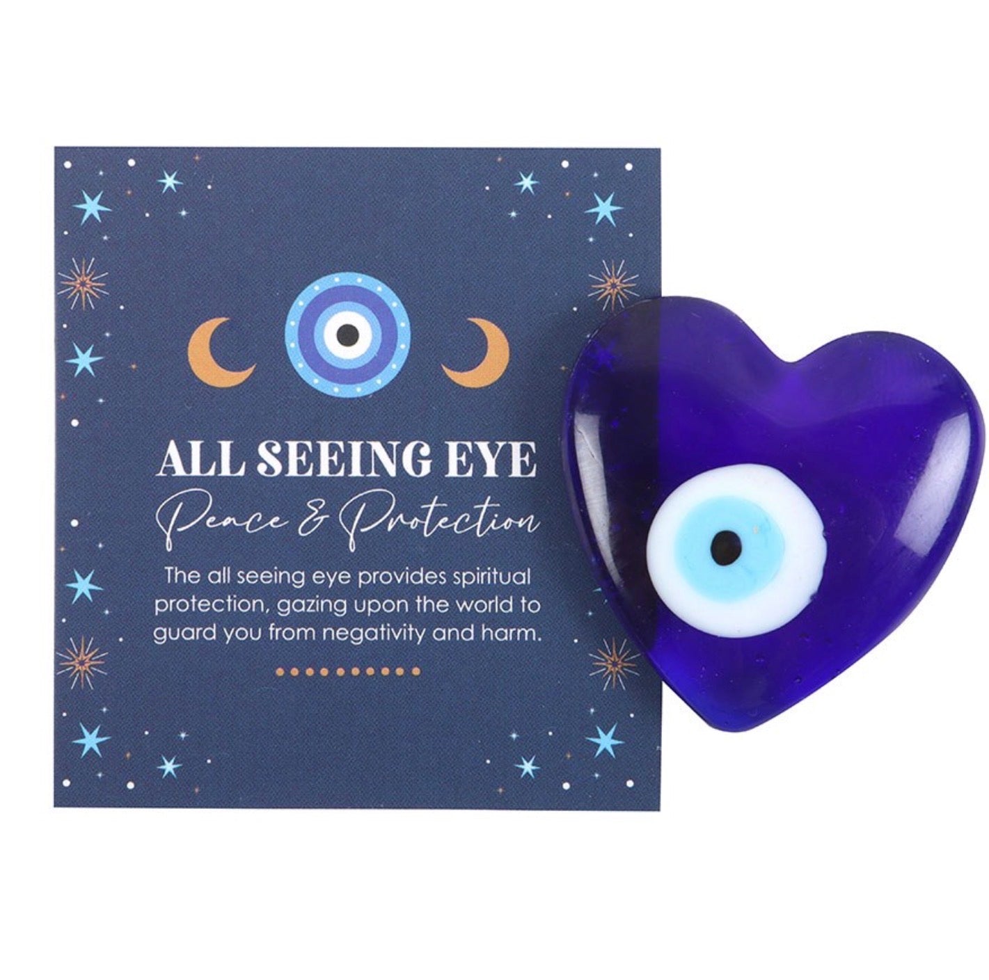 Cœur de protection Oeil de Nazar | Boutique Ésotérique - La Boutique Ô Mystères