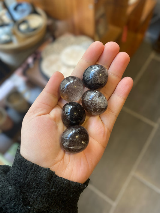 Pierre Roulée Quartz Fumé | Boutique Ésotérique - La Boutique Ô Mystères