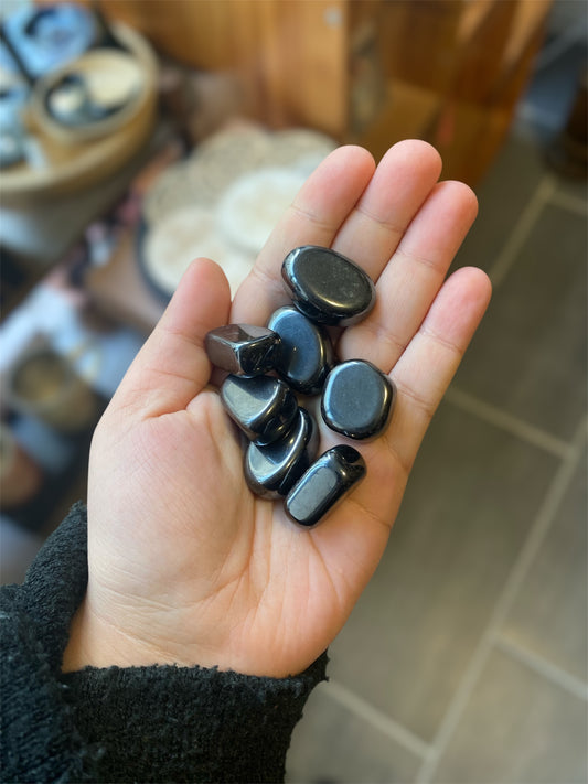 Pierre Roulée Hématite | Boutique Ésotérique - La Boutique Ô Mystères