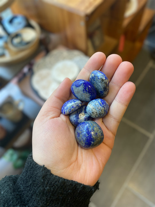 Pierre Roulée Lapis Lazuli | Boutique Ésotérique - La Boutique Ô Mystères