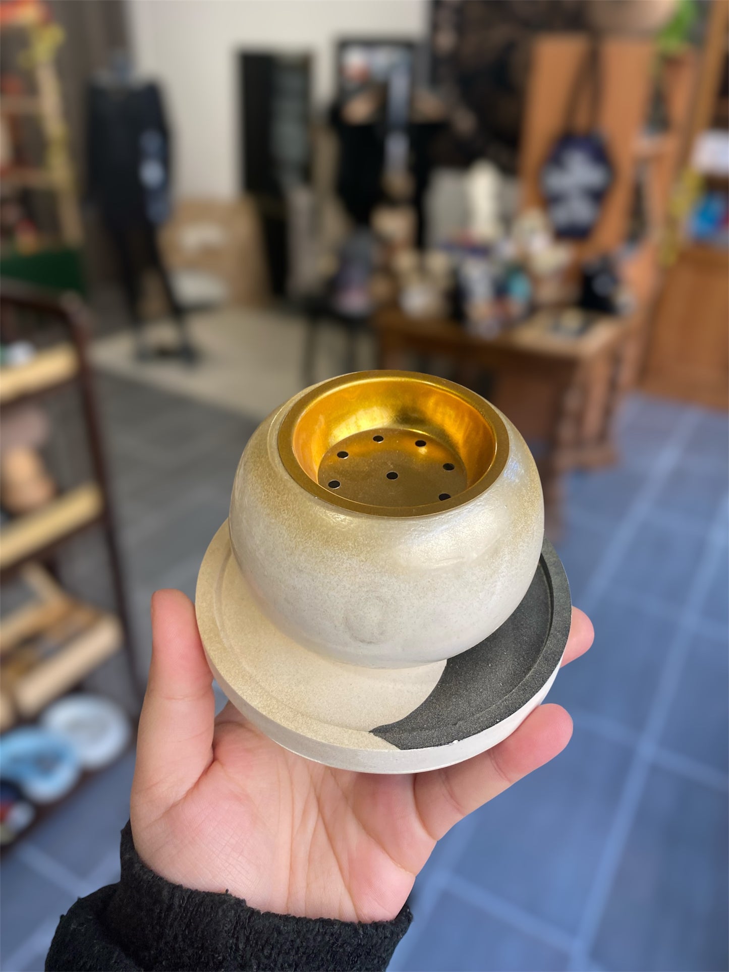 Porte-Charbon Artisanale Yin Yang | Boutique Ésotérique - La Boutique Ô Mystères