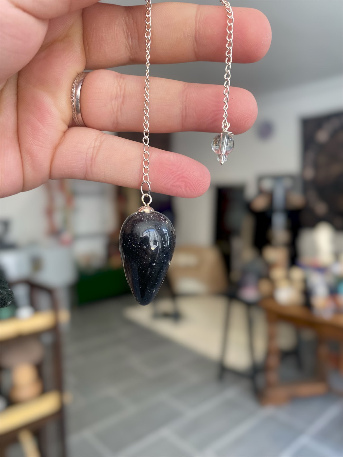 Pendule Obsidienne Noire | Boutique Ésotérique - La Boutique Ô Mystères