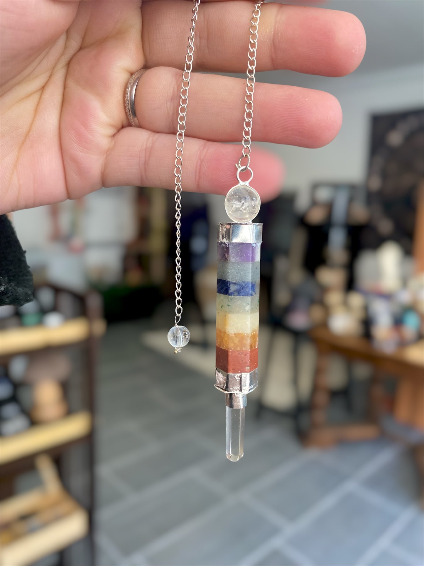 Pendule Générateur 7 Chakra | Boutique Ésotérique - La Boutique Ô Mystères