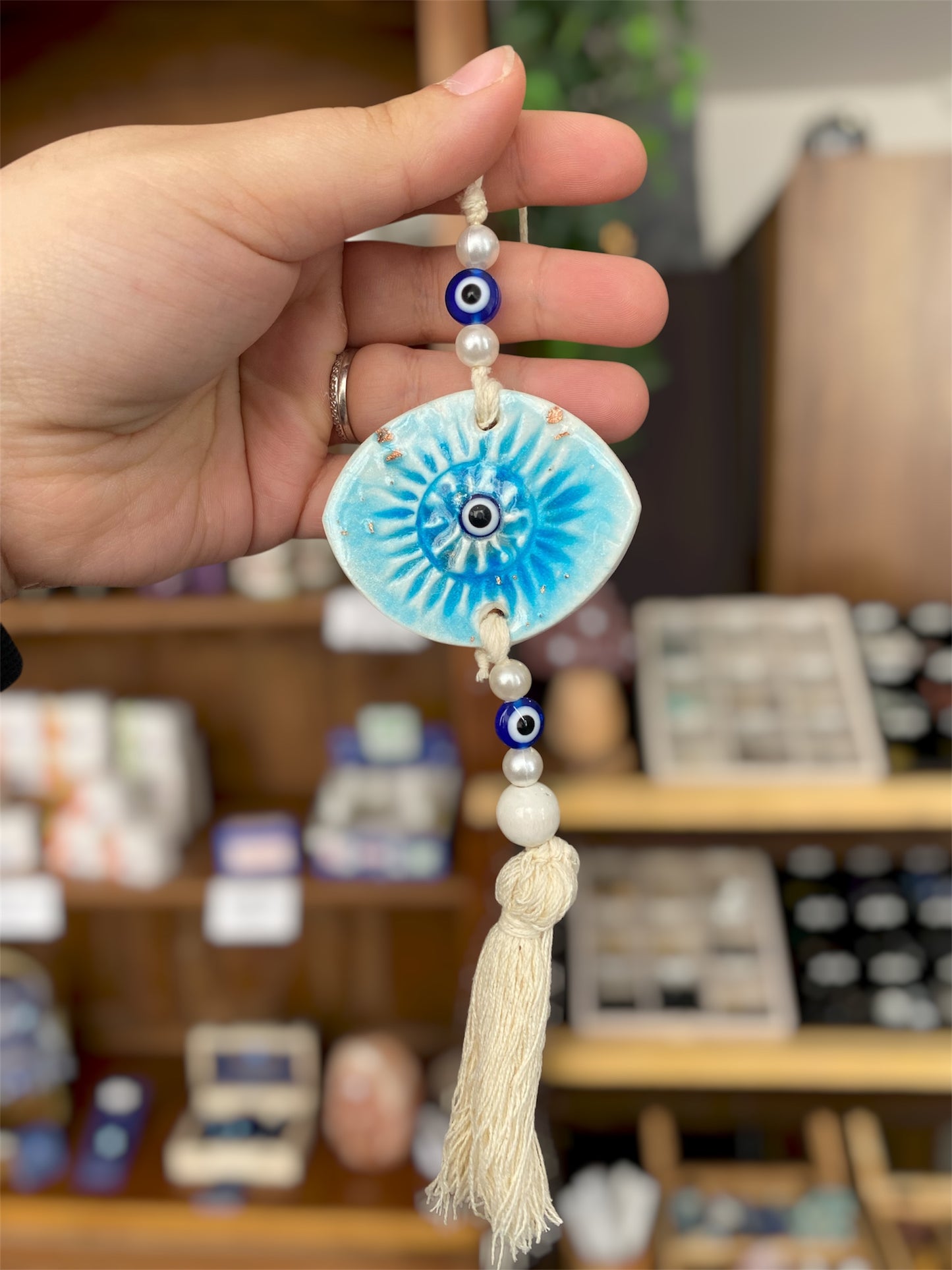 Décoration Artisanal Oeil de Protection | Boutique Ésotérique - La Boutique Ô Mystères