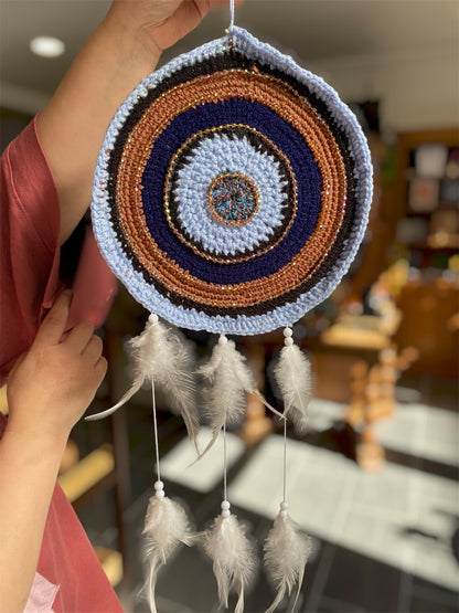 Attrape-Rêves Bohême Artisanal en Crochet | Boutique Ésotérique - La Boutique Ô Mystères