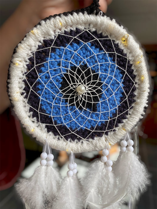 Attrape-Rêves Artisanal en Crochet avec LED | Boutique Ésotérique - La Boutique Ô Mystères