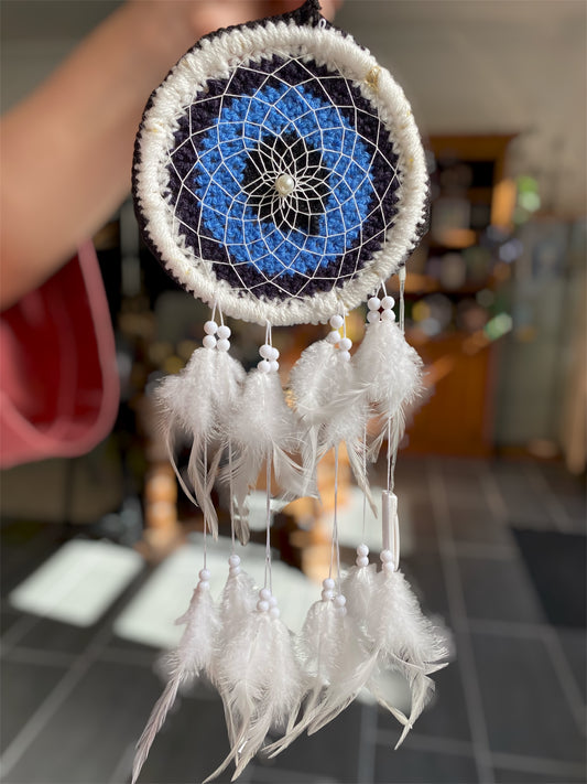 Attrape-Rêves Artisanal en Crochet avec LED | Boutique Ésotérique - La Boutique Ô Mystères