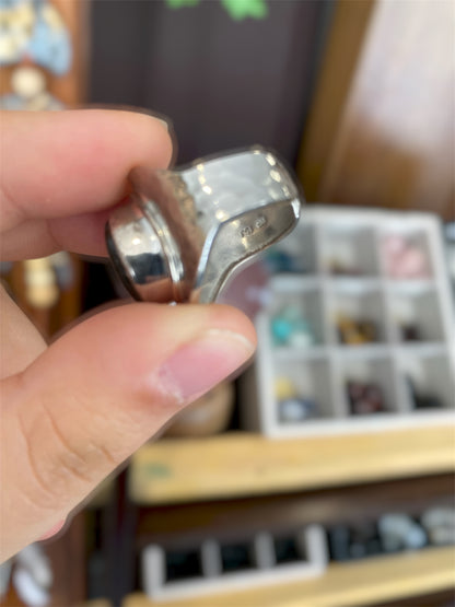 Bague avec Labradorite en argent 925 Boutique Ésotérique - La Boutique Ô Mystères