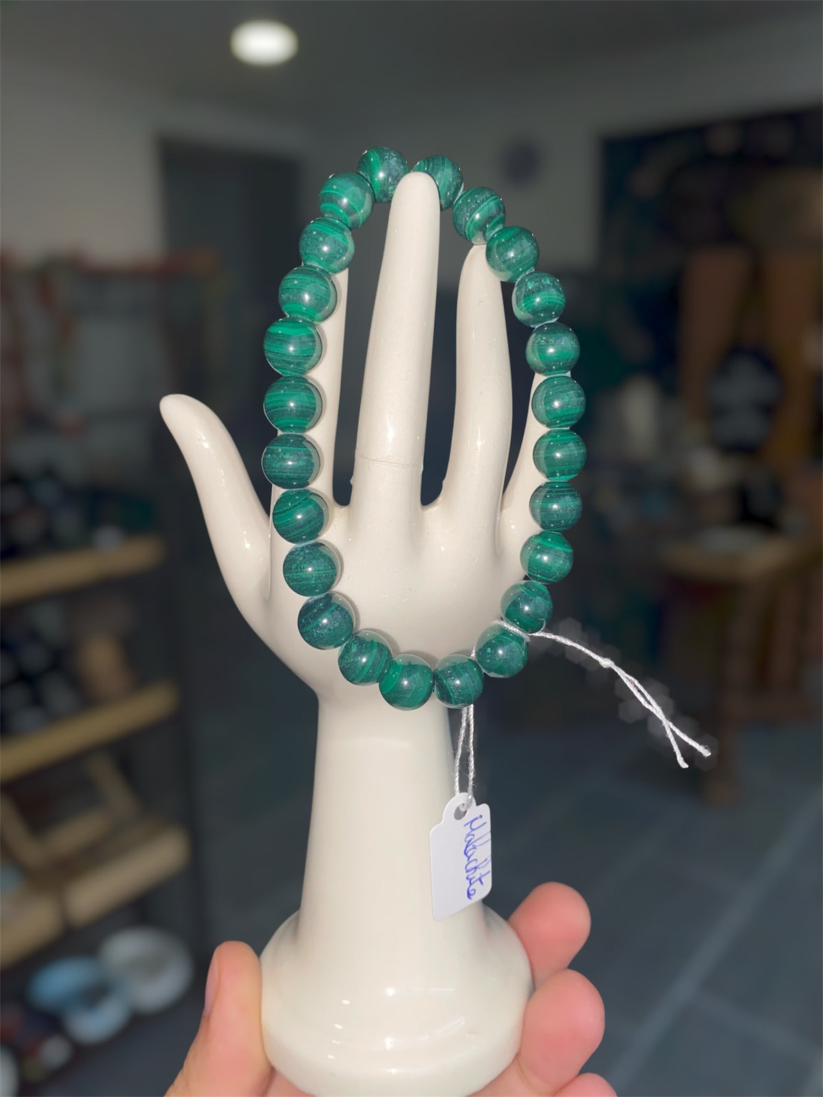Bracelet Malachite Naturelle | Boutique Ésotérique - La Boutique Ô Mystères