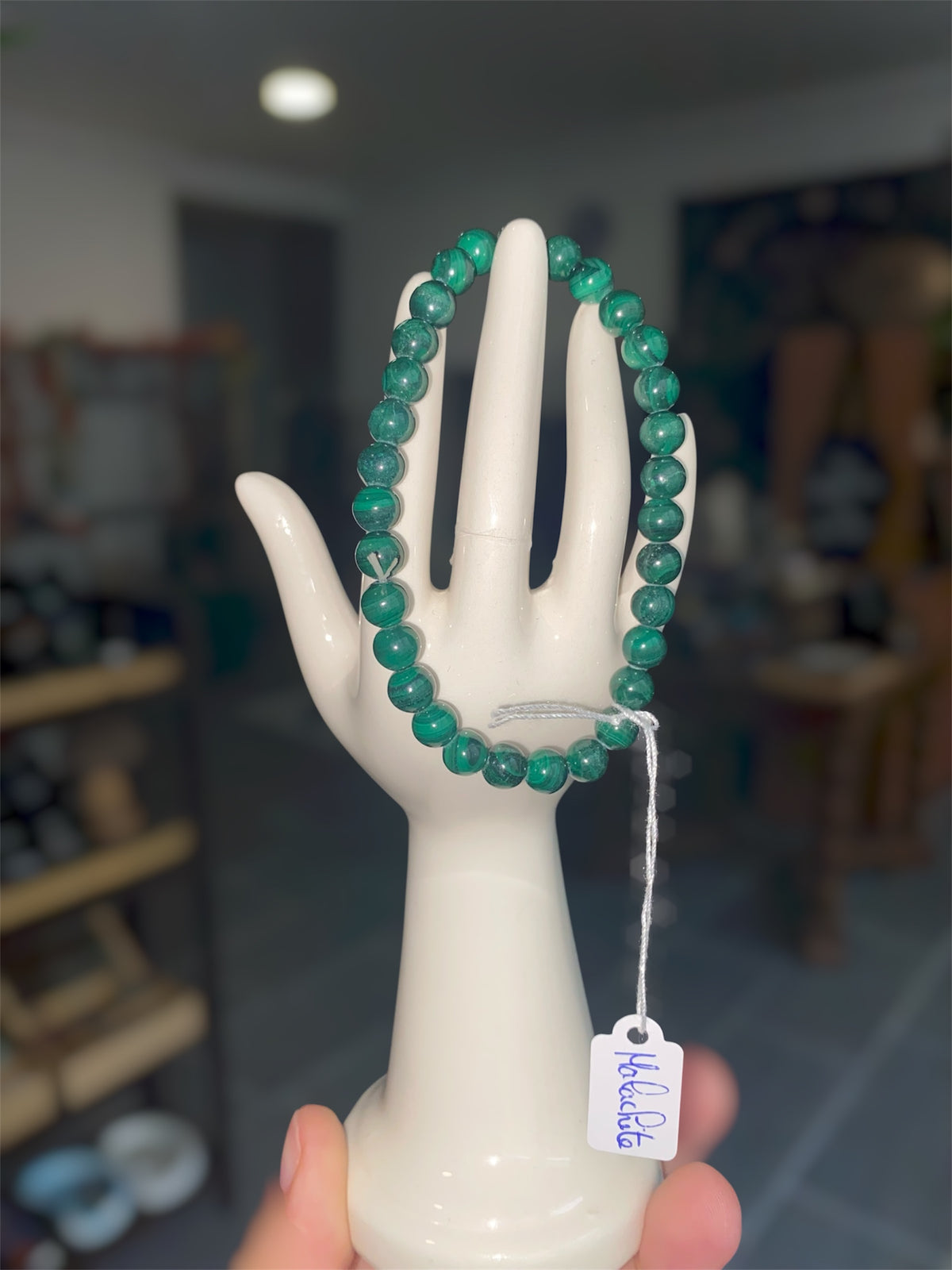 Bracelet Malachite Naturelle | Boutique Ésotérique - La Boutique Ô Mystères