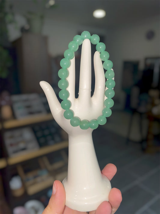 Bracelet Aventurine Verte Naturelle | Boutique Ésotérique - La Boutique Ô Mystères