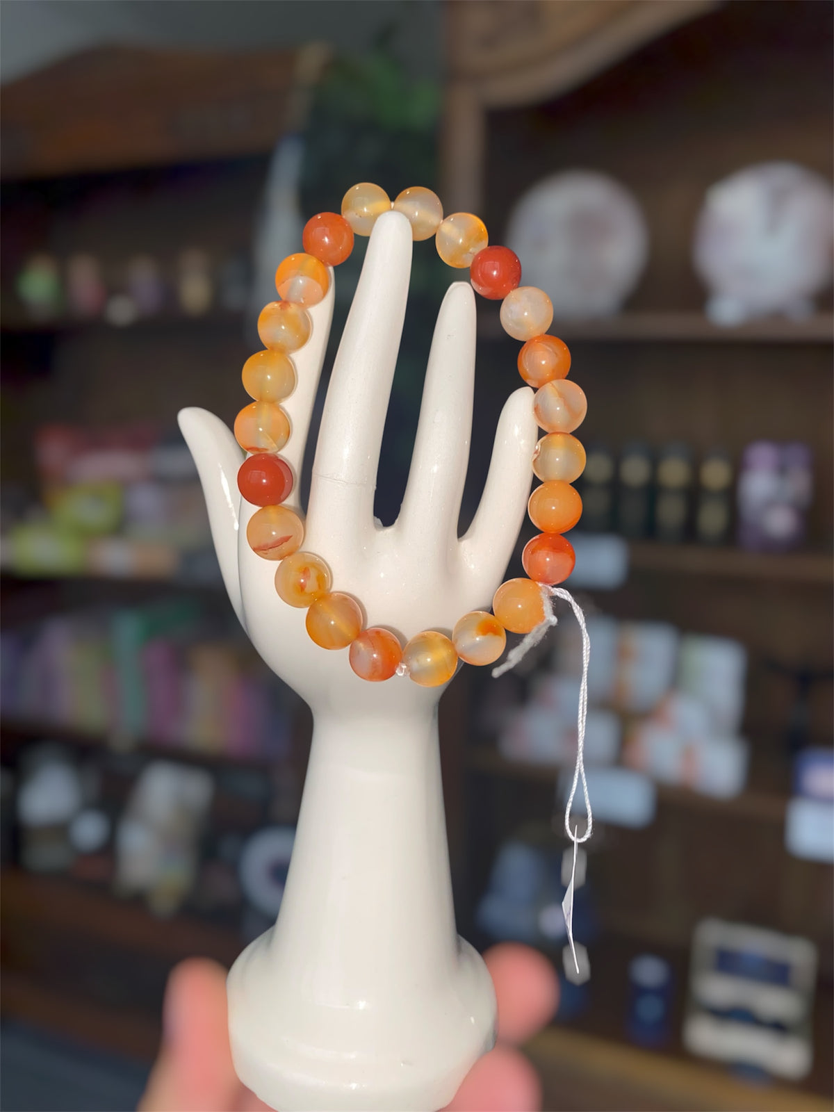 Bracelet Cornaline Naturelle | Boutique Ésotérique - La boutique Ô Mystères