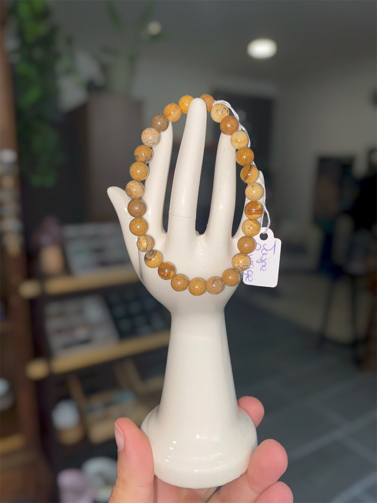 Bracelet Jaspe Paysage Naturel | Boutique Ésotérique - La Boutique Ô Mystères