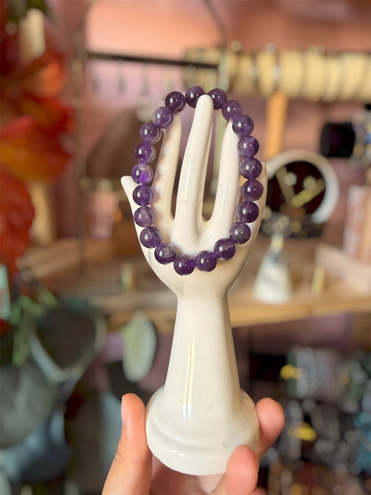 Bracelet Améthyste Naturelle | Boutique Ésotérique - La Boutique Ô Mystères