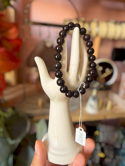 Bracelet Grenat Almandin Naturel AA | Boutique Ésotérique - La Boutique Ô Mystères