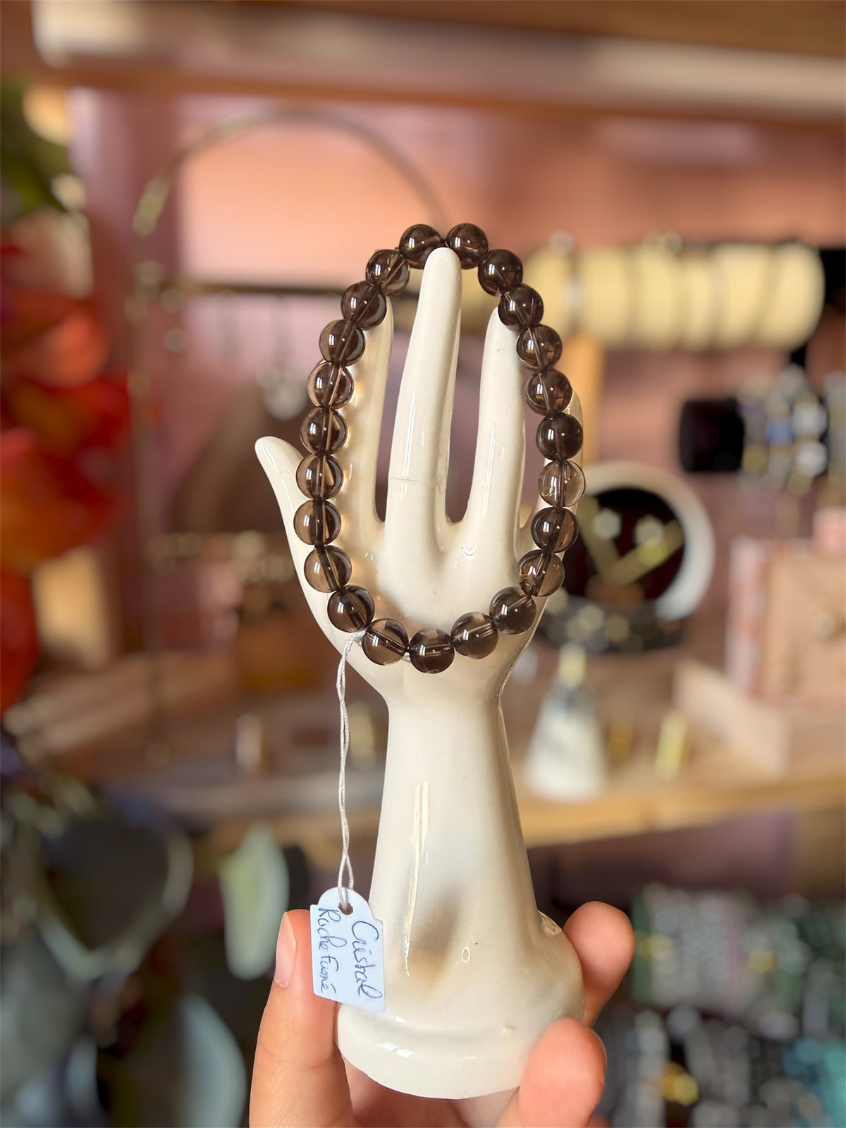 Bracelet Quartz Fumé Naturel | Boutique Ésotérique - La Boutique Ô Mystères