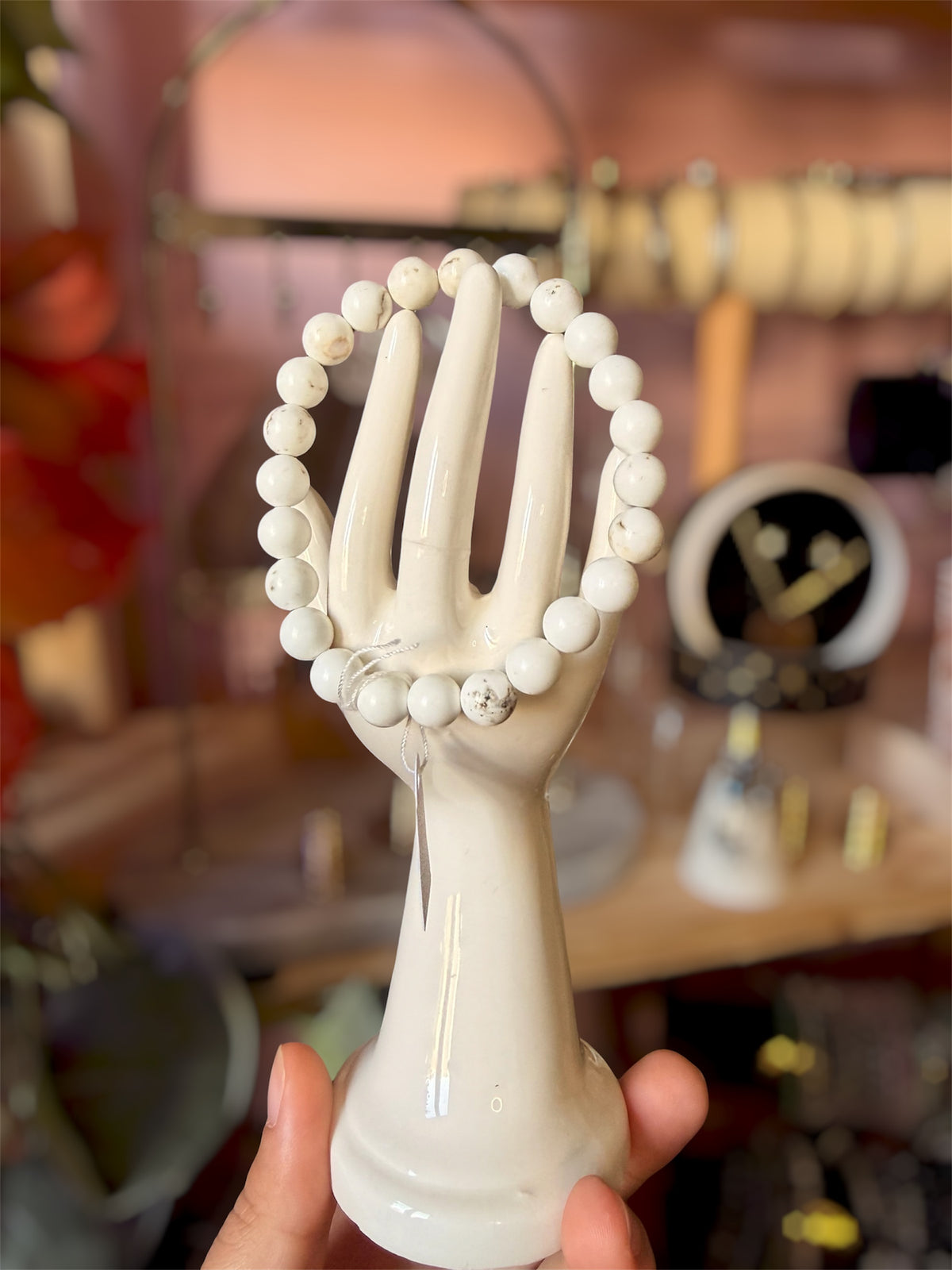 Bracelet Magnésite Naturelle | Boutique Ésotérique - La Boutique Ô Mystères