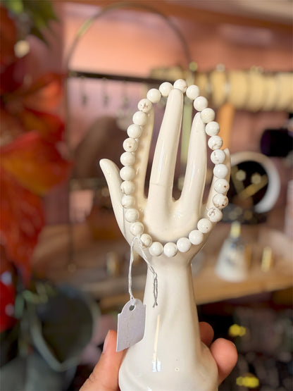 Bracelet Magnésite Naturelle | Boutique Ésotérique - La Boutique Ô Mystères