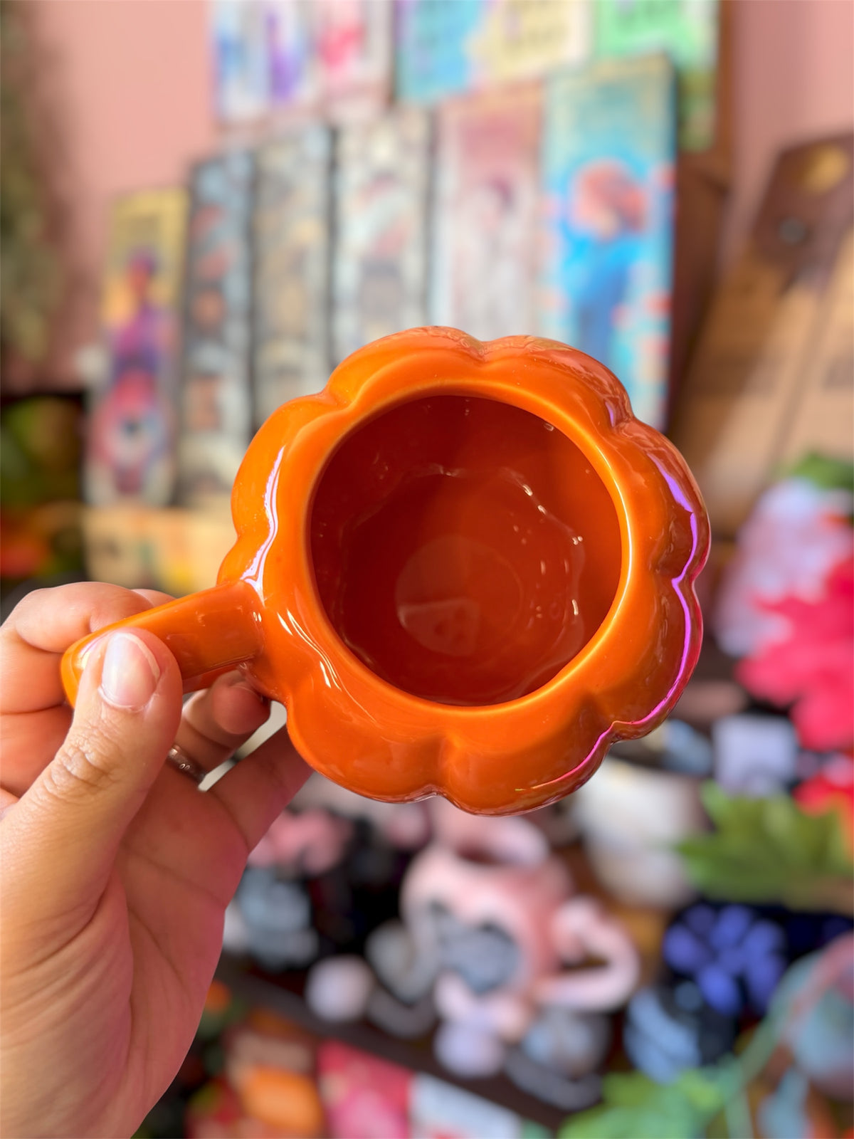Tasse Citrouille en Céramique avec Couvercle | Boutique Esotérique - La Boutique Ô Mystères