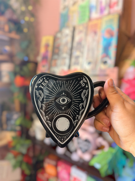 Tasse Cœur Inspiration Ouija | Boutique Esotérique - La Boutique Ô Mystères