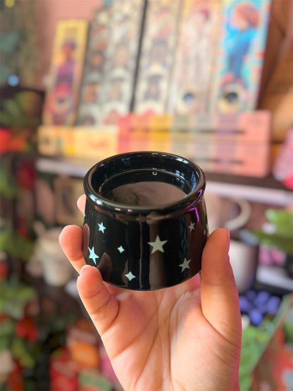 Porte-Encens Cône & Bougeoir Lune et Étoiles | Boutique Esotérique - La Boutique Ô Mystères