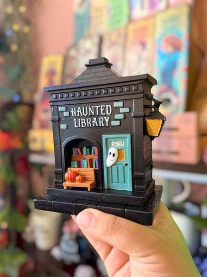 Porte-Encens Cône Haunted Library Spooky Street | Boutique Esotérique - La Boutique Ô Mystères